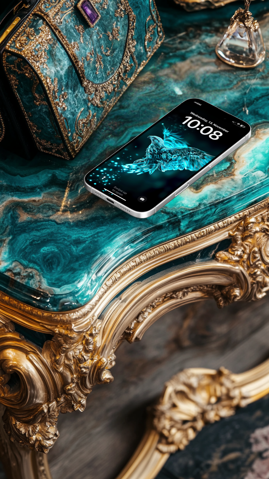 El Halcón del Tiempo - Ilustración de IA