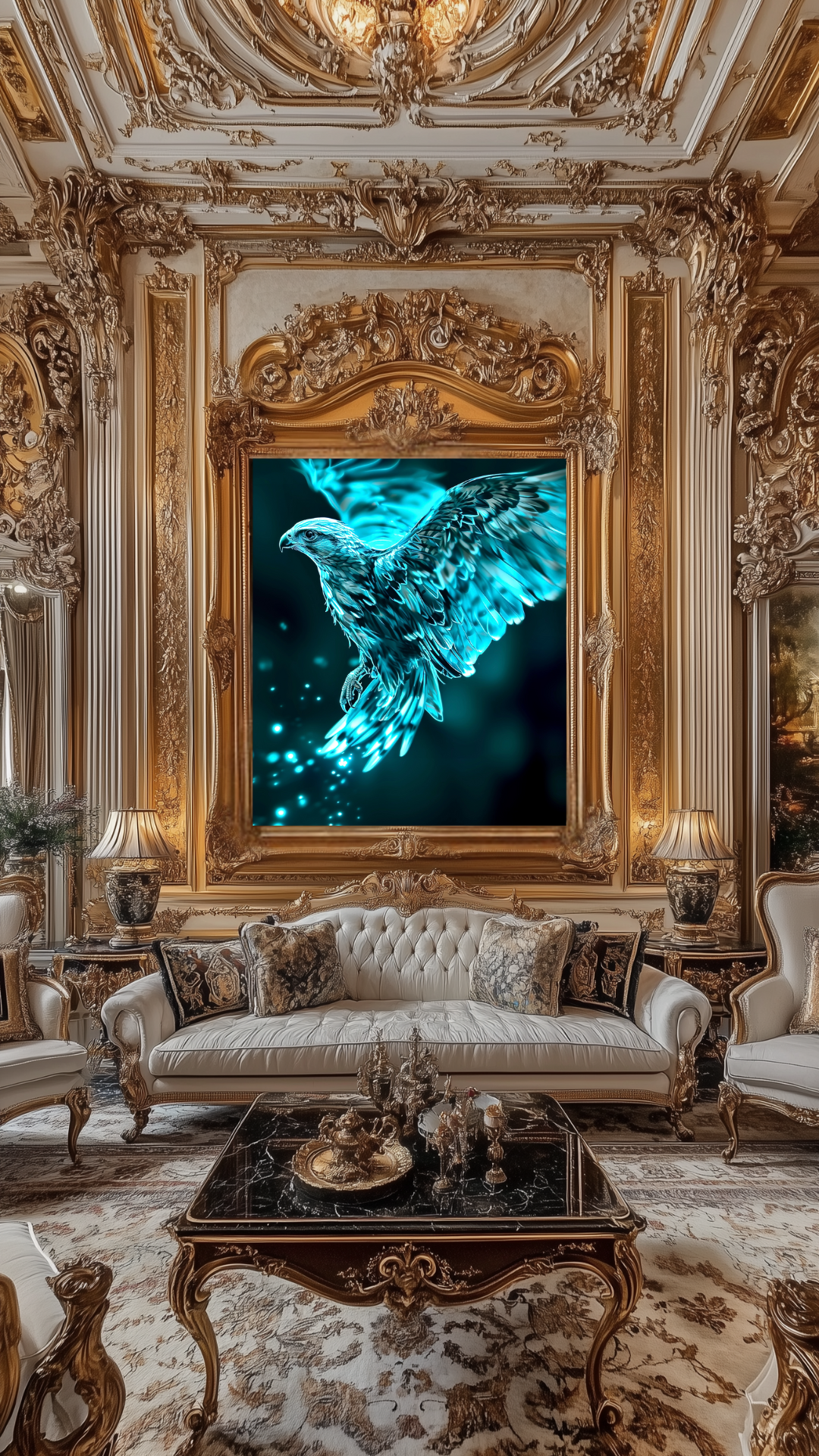 El Halcón del Tiempo - Ilustración de IA