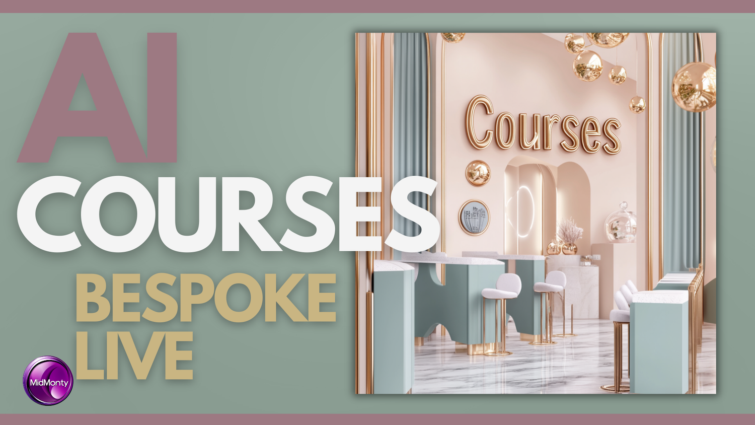 AI courses by certified AI Manager (IHK). Learn AI art, social media strategies, and AI business automation. Bespoke AI training and live workshops by MidMonty, tailored for creatives and entrepreneurs.