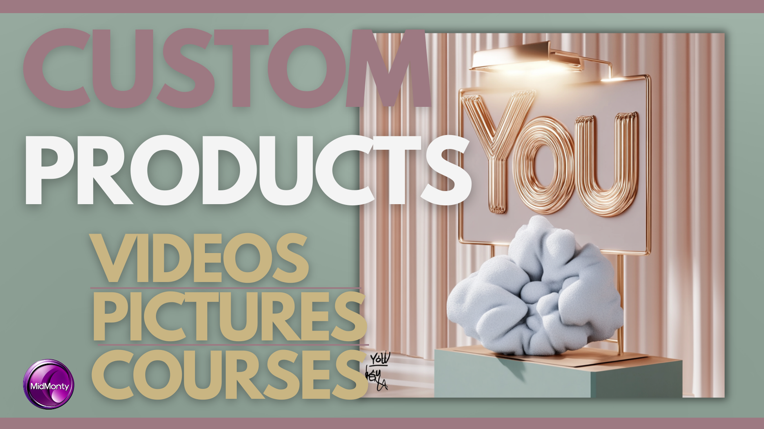 Custom AI products and courses by MidMonty. Bespoke AI-generated videos, pictures, and tailored AI training for small business owners, creators, and brands. Elevate your digital presence with high-quality, AI-powered content.