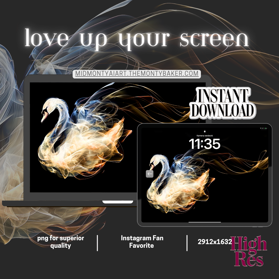 High-resolution ethereal swan wallpaper for instant download, delivering superior quality for premium device displays – Instagram fan favorite.

